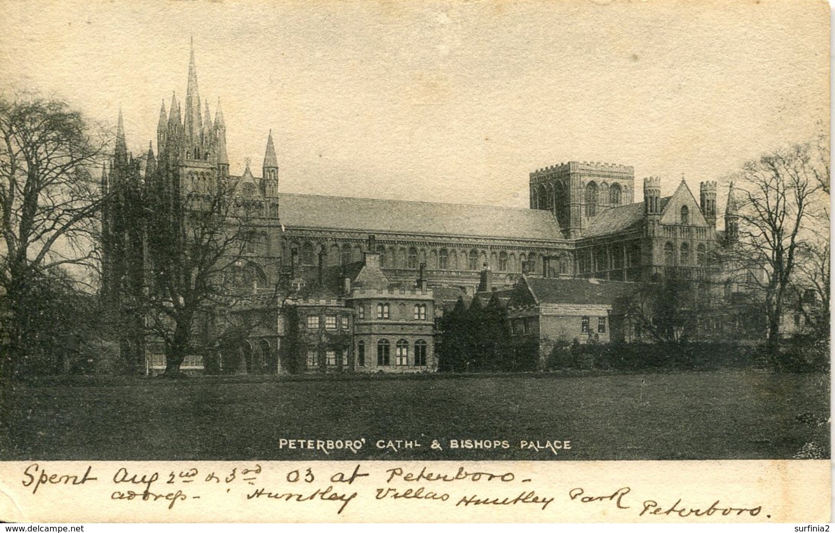 CAMBS - PETERBOROUGH - CATHEDRAL & BISHOP'S PALACE  Ca61 - Huntingdonshire