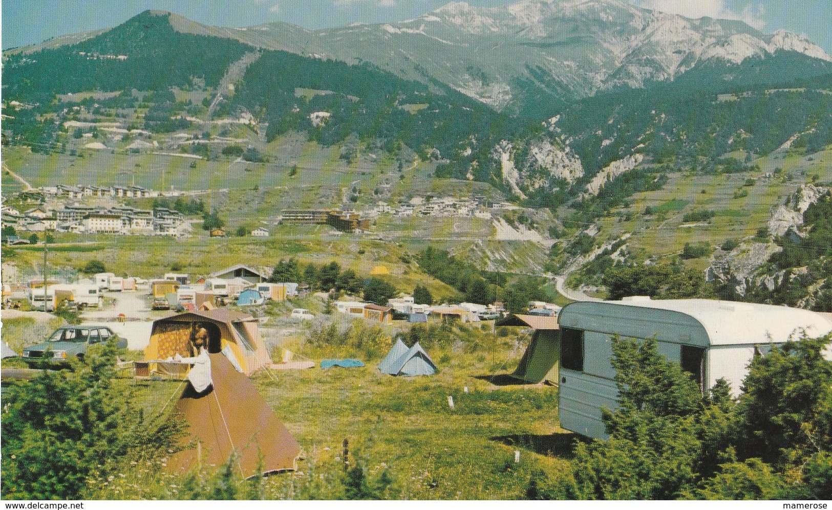 AUSSOIS (73). Le Terrain De Camping Face à La Dent Parrachée - Hotels & Restaurants