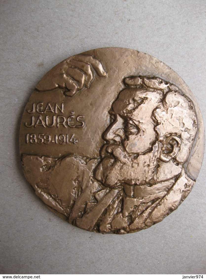 Médaille, Centenaire De Jean Jaurès 1859 – 1959. Castres, Par Revol - Other & Unclassified