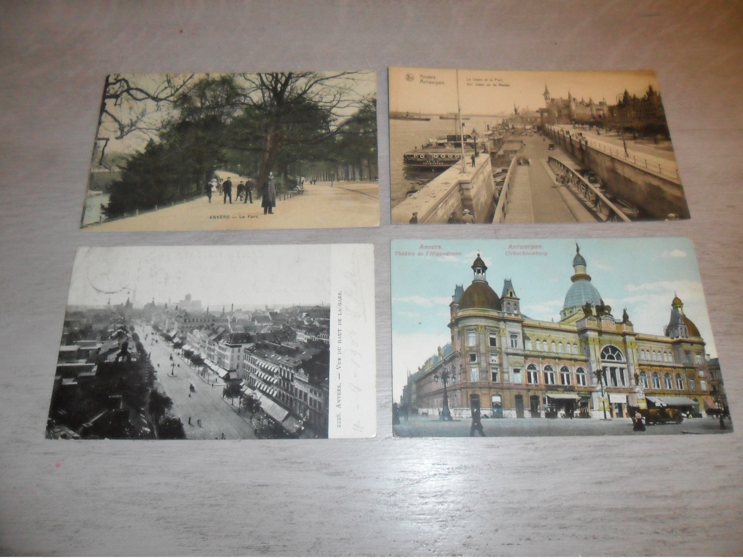 Beau lot de 60 cartes postales de Belgique  Anvers      Mooi lot van 60 postkaarten van België  Antwerpen - 60 scans