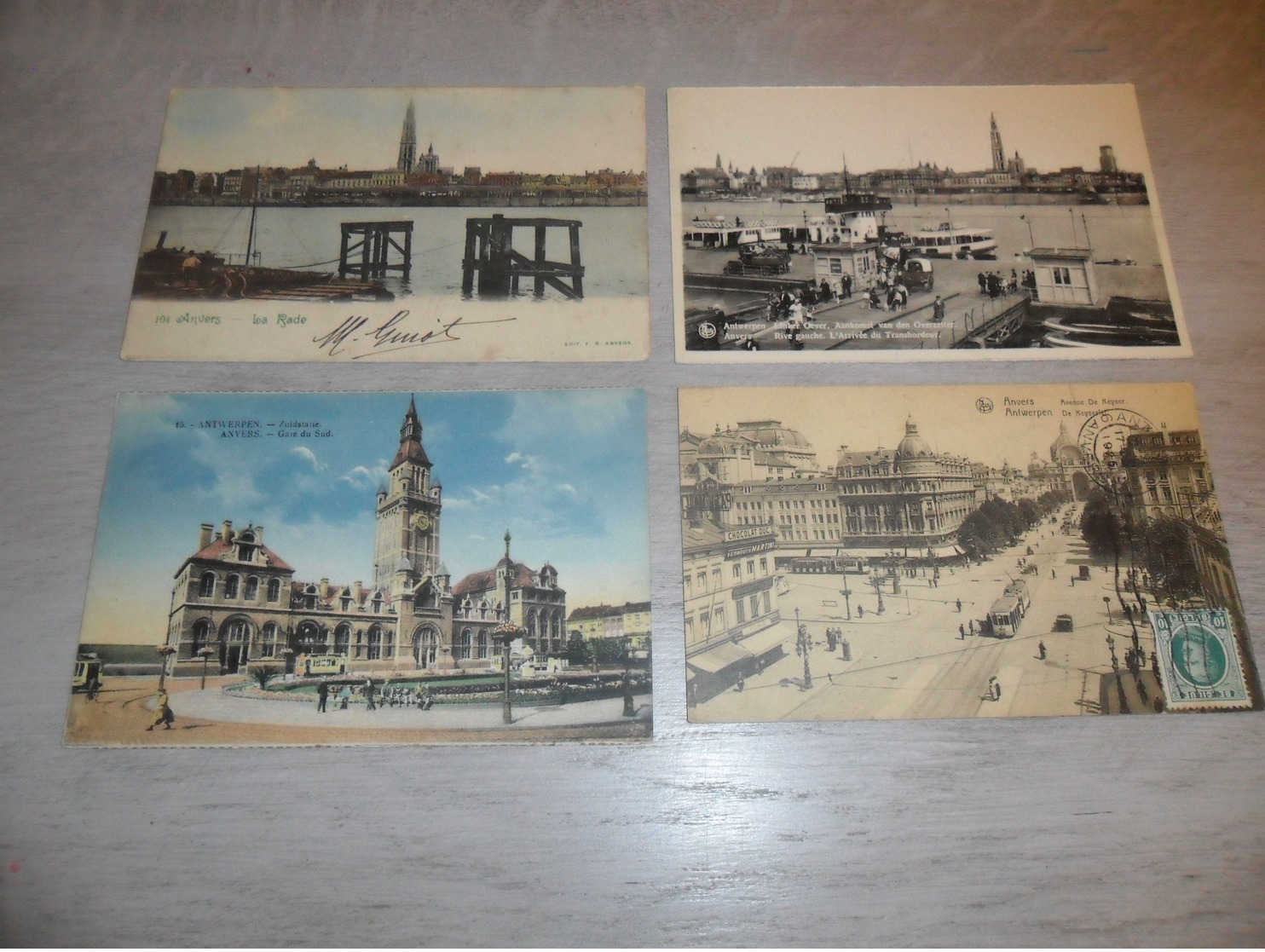 Beau lot de 60 cartes postales de Belgique  Anvers      Mooi lot van 60 postkaarten van België  Antwerpen - 60 scans