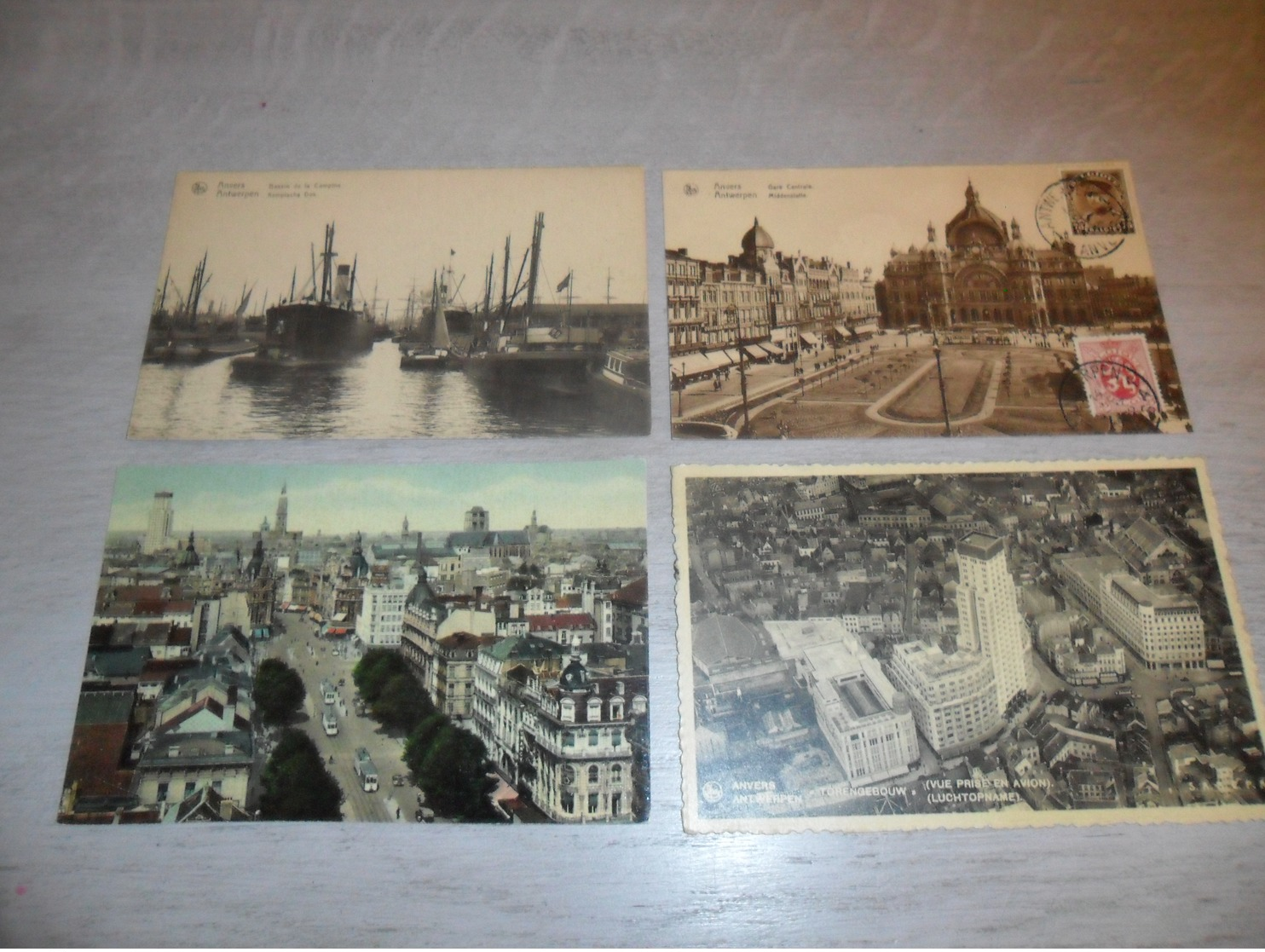 Beau lot de 60 cartes postales de Belgique  Anvers      Mooi lot van 60 postkaarten van België  Antwerpen - 60 scans