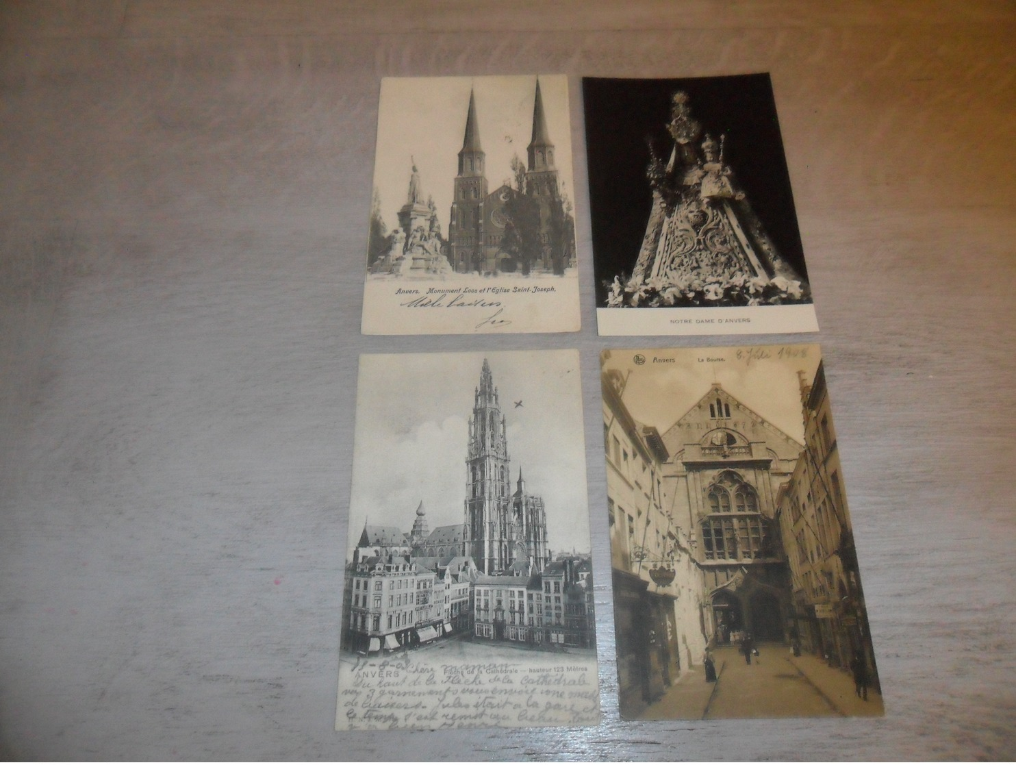 Beau lot de 60 cartes postales de Belgique  Anvers      Mooi lot van 60 postkaarten van België  Antwerpen - 60 scans