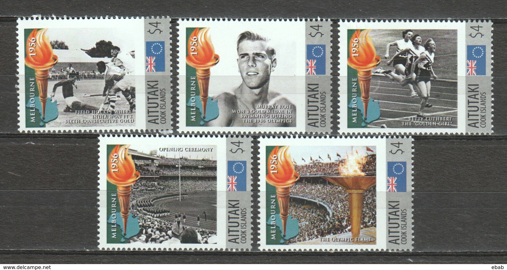 Aitutaki - MNH SUMMER OLYMPICS MELBOURNE 1956 (READ) - Zomer 1956: Melbourne