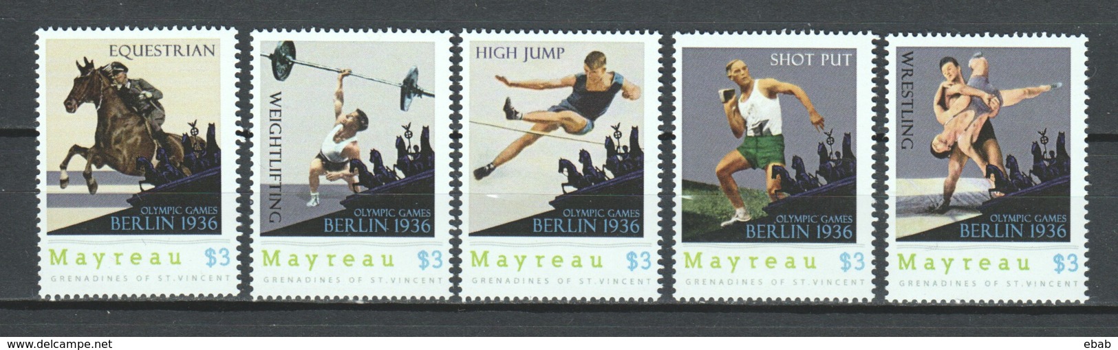 St Vincent Grenadines (Mayreau) - MNH SUMMER OLYMPICS BERLIN 1936 - Zomer 1936: Berlijn