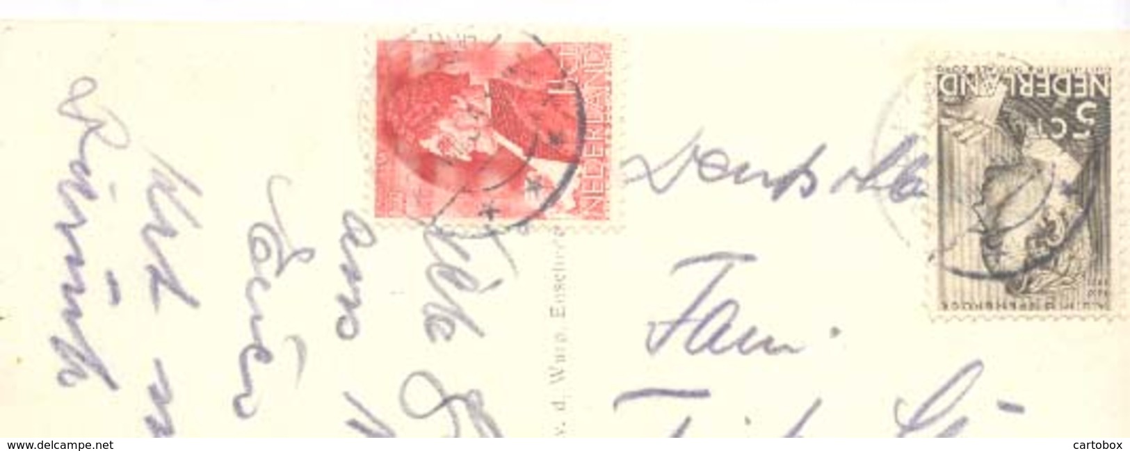 Enschede, Ambachtschool  (type Fotokaart) (met 2 Zomerzegels 1935, Mengfrankering NVVP 274 En 275) 2 X Scan - Enschede