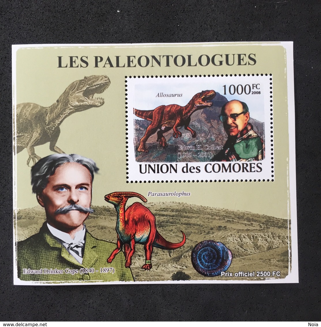 UNION DES COMORES. PALEONTOLOGUES. MNH. D2710B - Prehistorics