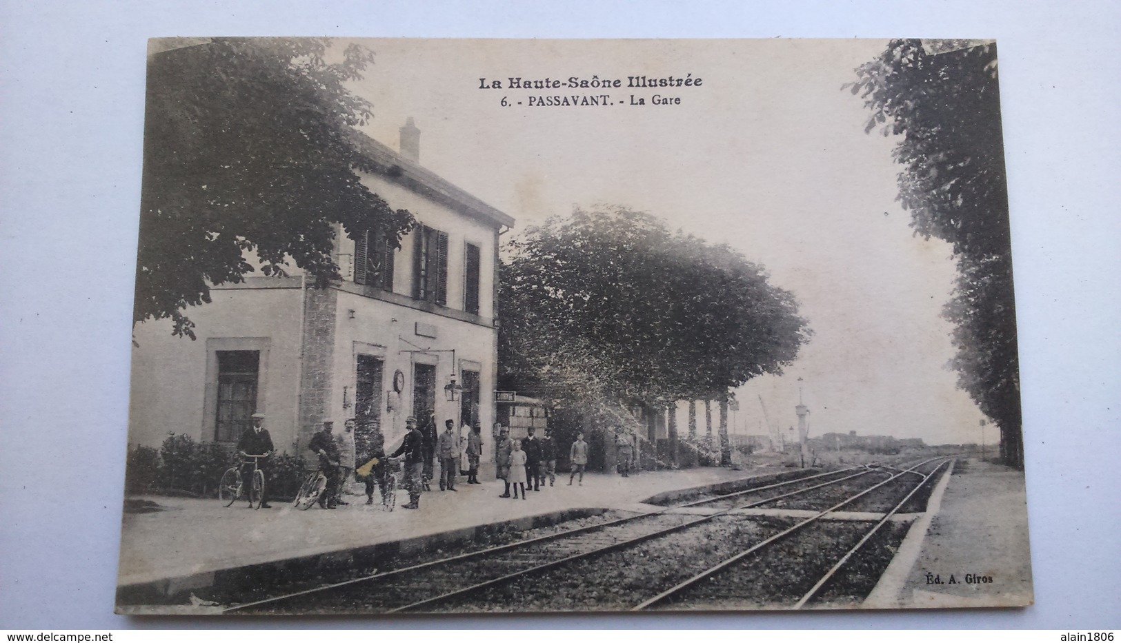 Carte Postale ( S9 ) Ancienne De Passavant , La Gare - Autres & Non Classés