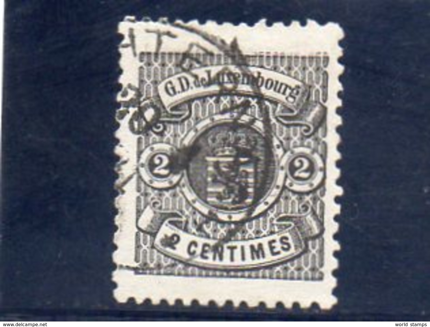 LUXEMBOURG 1880 O - 1859-1880 Armoiries