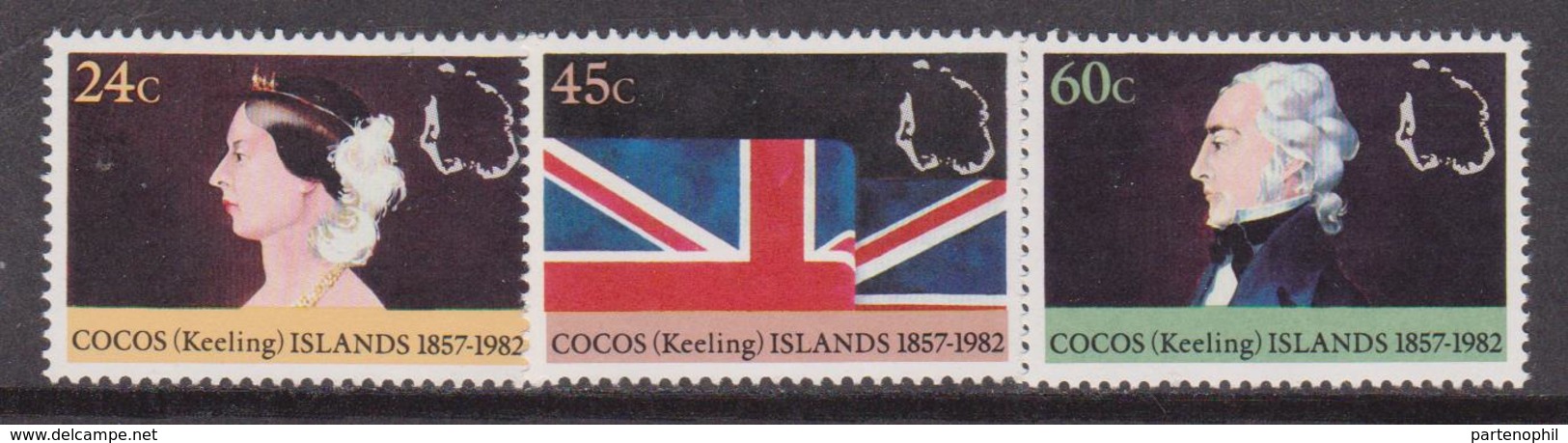 Cocos Flag  Set MNH - Stamps