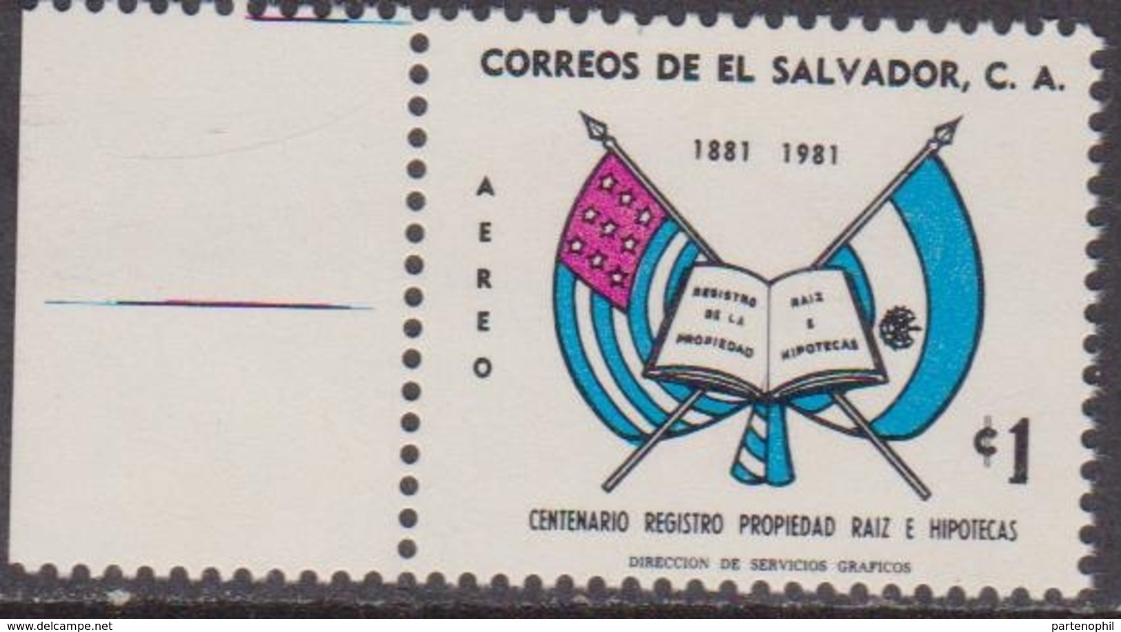 El Salvador Flag Set MNH - Francobolli