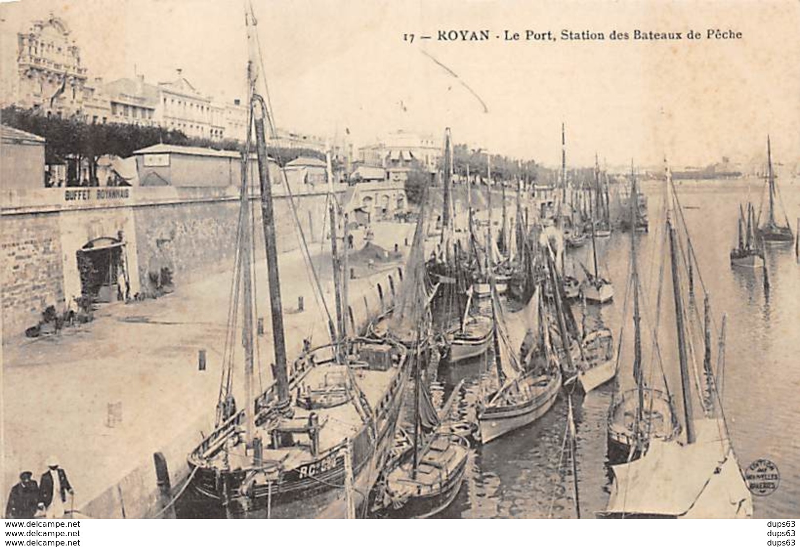 ROYAN - Le Port, Station Des Bateaux De Pêche - Très Bon état - Royan