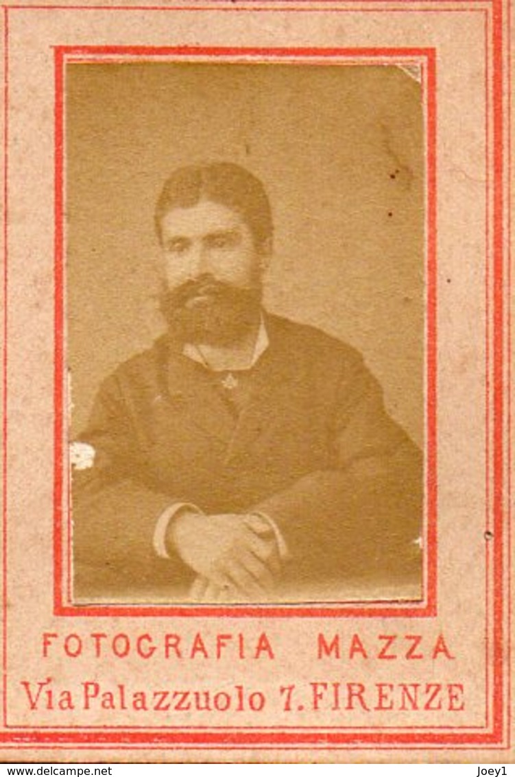 Photo De Constantin Marca En 1874 Format 6/4 - Identified Persons
