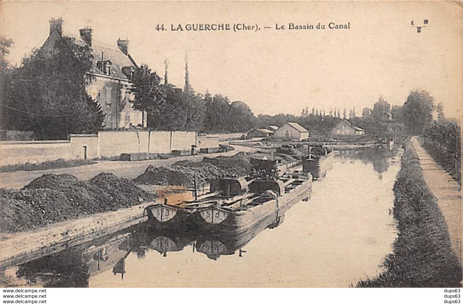 LA GUERCHE - Le Bassin Du Canal - Très Bon état - La Guerche Sur L'Aubois