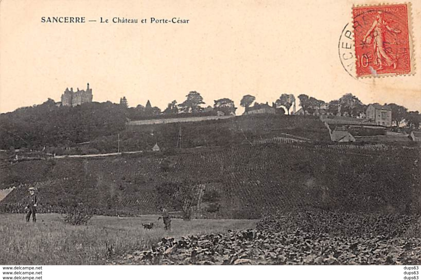 SANCERRE - Le Château Et Porte César - Très Bon état - Sancerre
