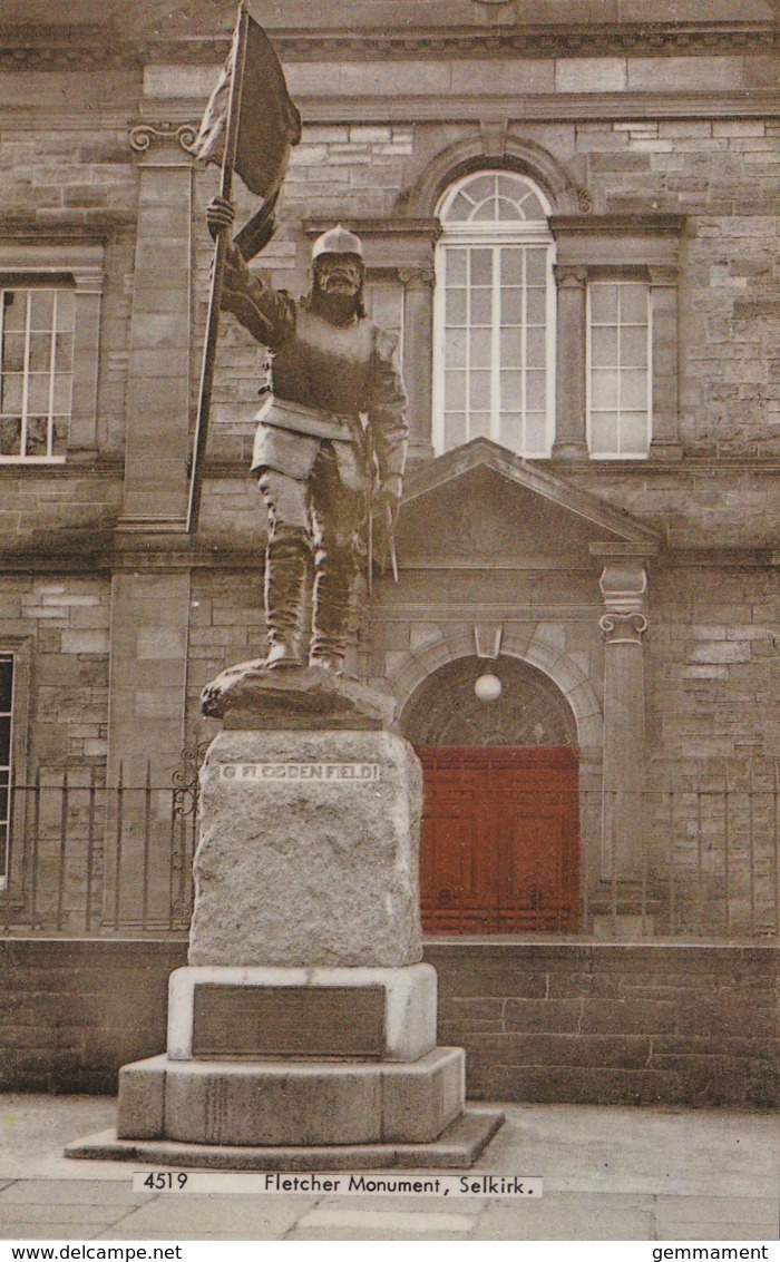 SELKIRK - FLETCHER MONUMENT - Selkirkshire