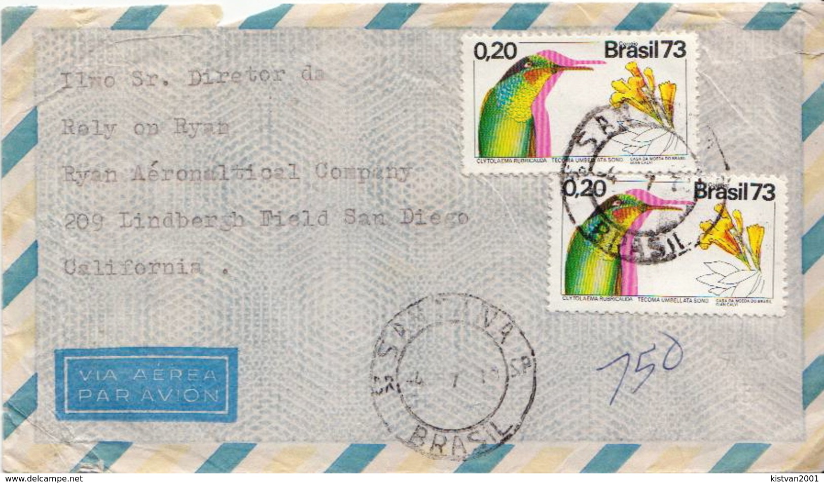 Postal History Cover: Brazil Stamps On Cover - Other & Unclassified