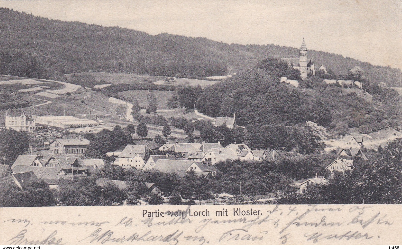 Partie Von Lorch Mit Kloster 1905 - Lorch