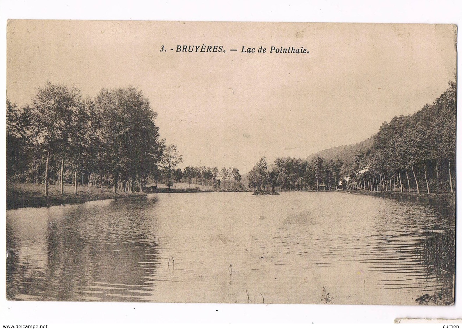 BRUYERES  88  Une Vue Du Lac De Pointhaie . A Reconnaitre . - Bruyeres