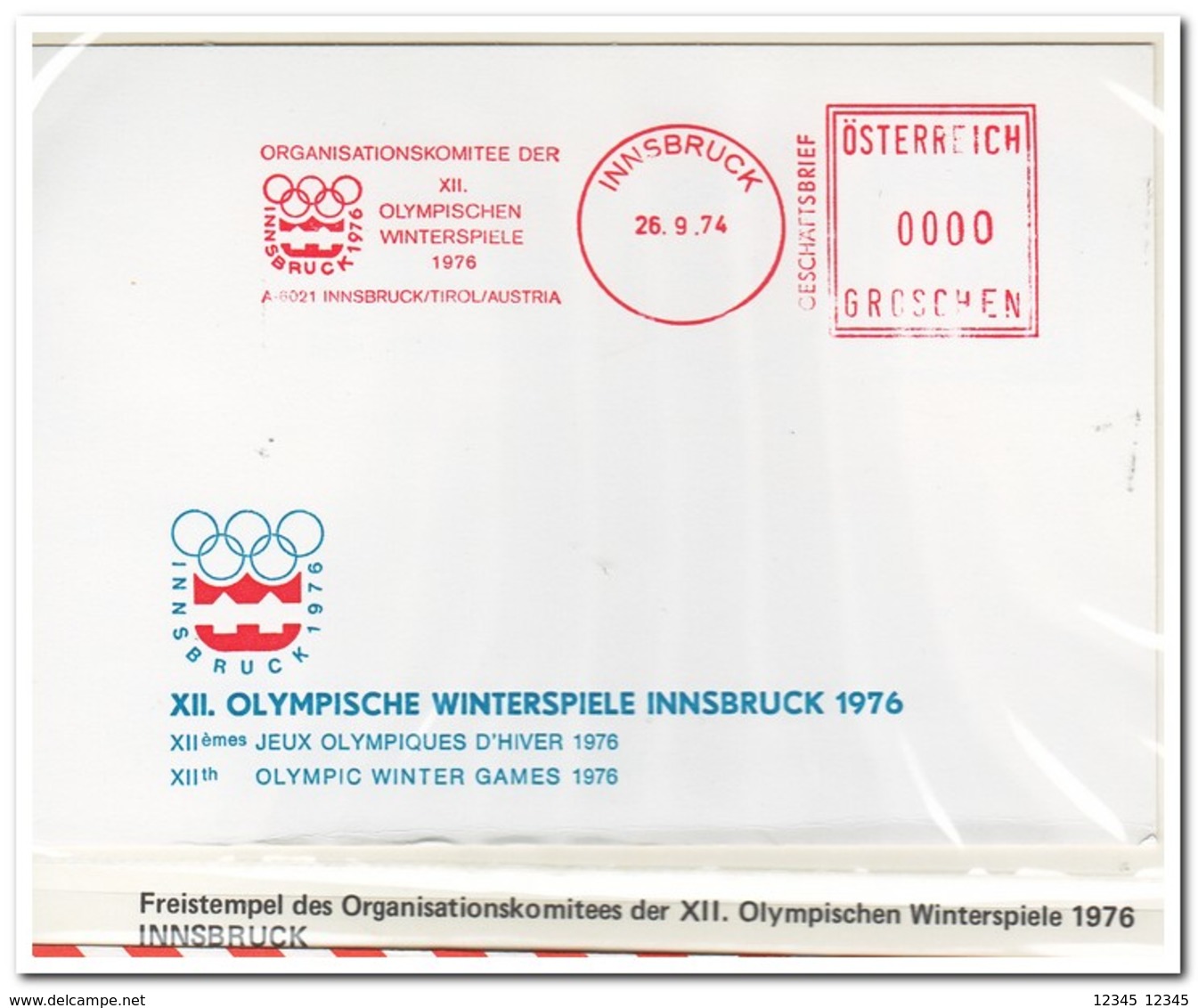 Oostenrijk 1975, Olympic Games - Winter 1976: Innsbruck
