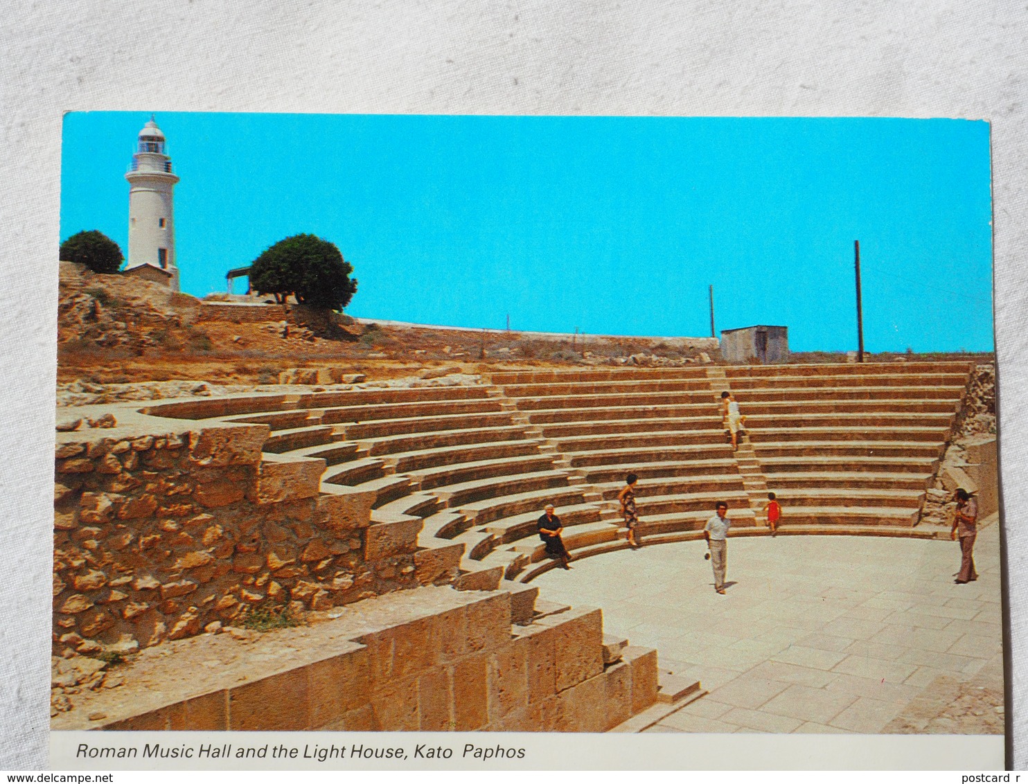 Cyprus Roman Music Hall And The Light House Kato Paphos A 191 - Chipre