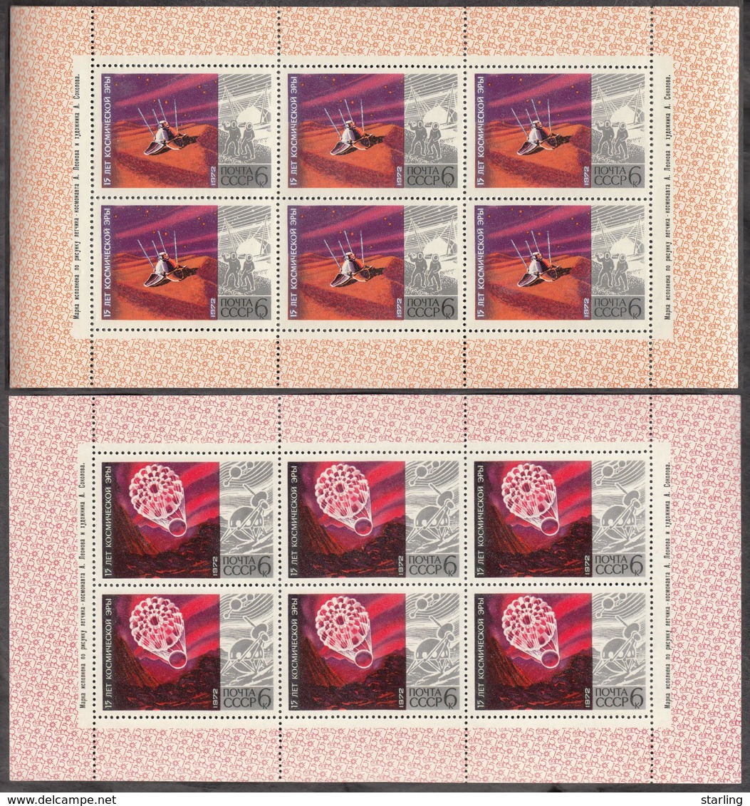 Russia USSR 1972 Mi # 4042-4047 Space  MNH * * - Nuovi