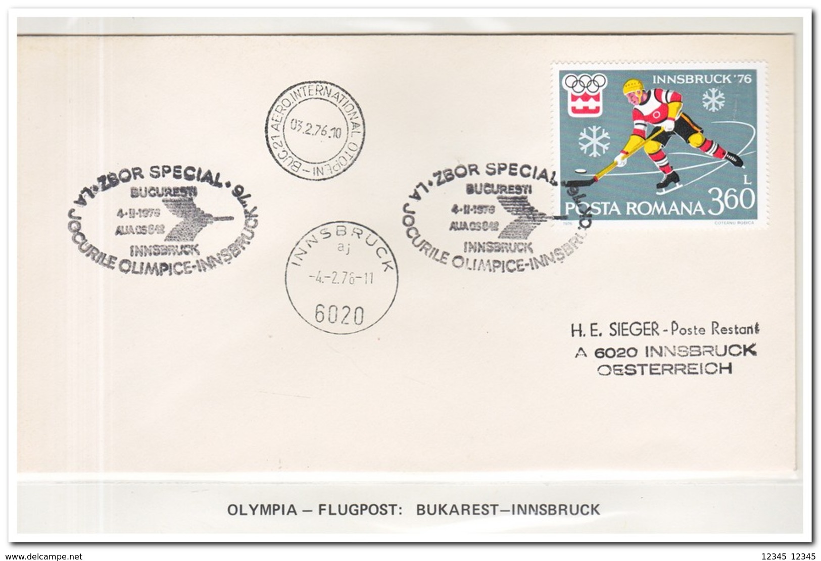 Roemenië 1976, Olympic Games - Winter 1976: Innsbruck