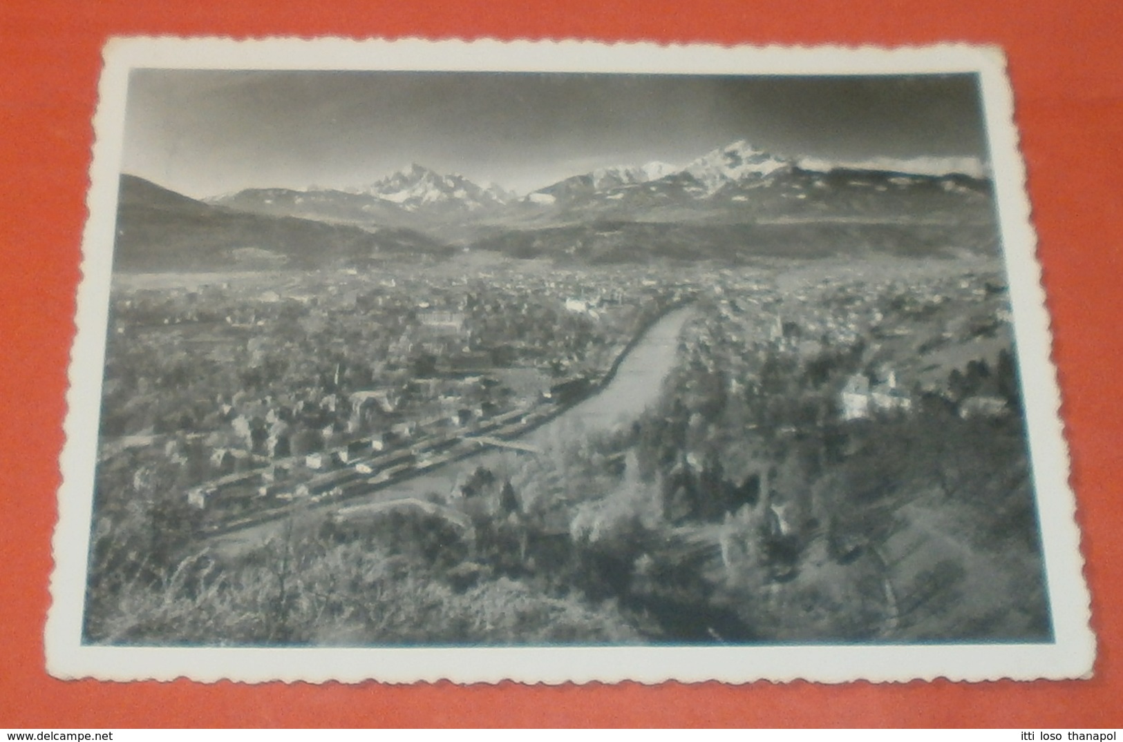 ÖSTERREICH 911 FM -- 18.06.1951 + SST -- AK: Innsbruck Von Norden -- Brief Postcard (2 Foto)(60584) - Briefe U. Dokumente