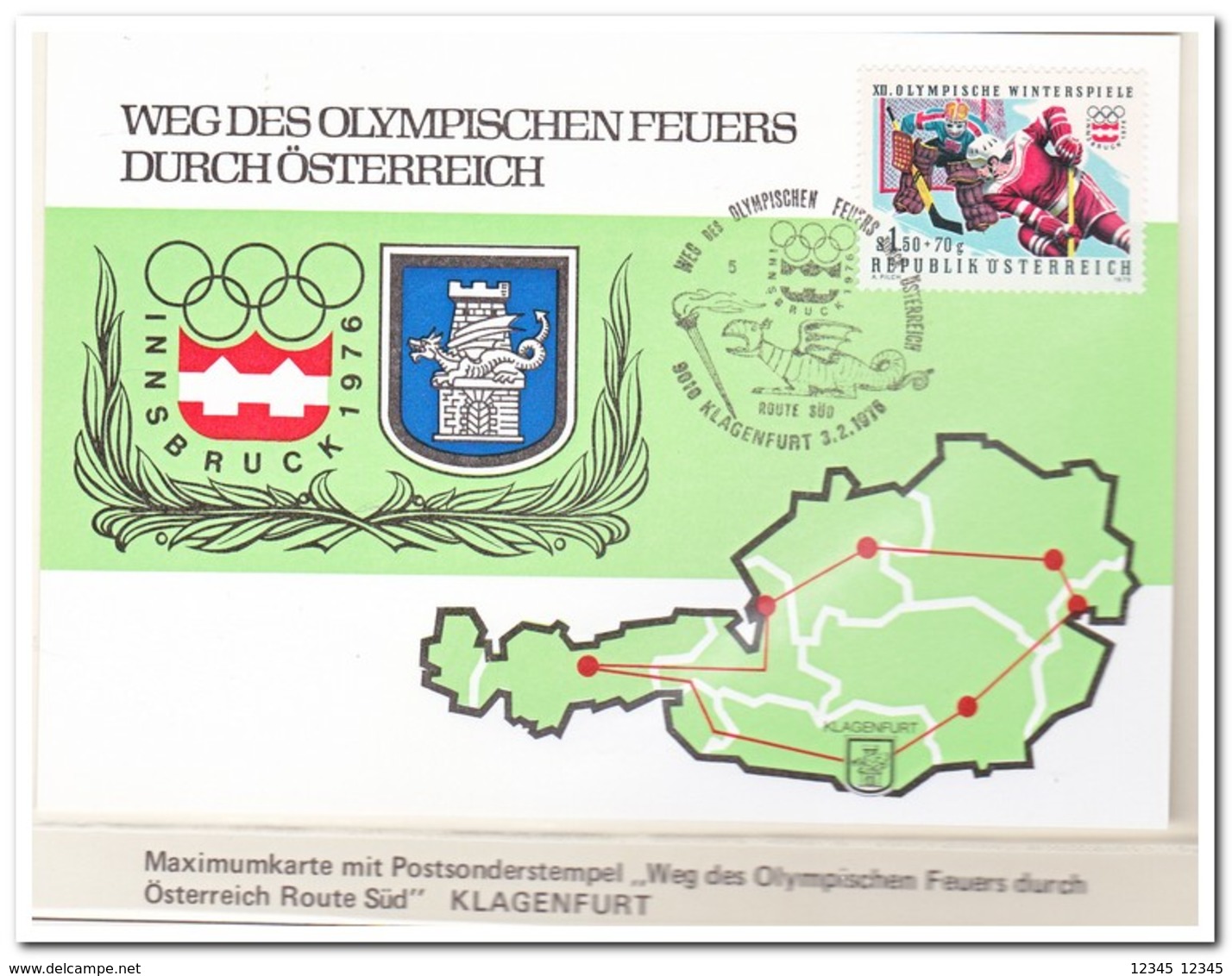 Oostenrijk 1976, Olympic Games - Winter 1976: Innsbruck