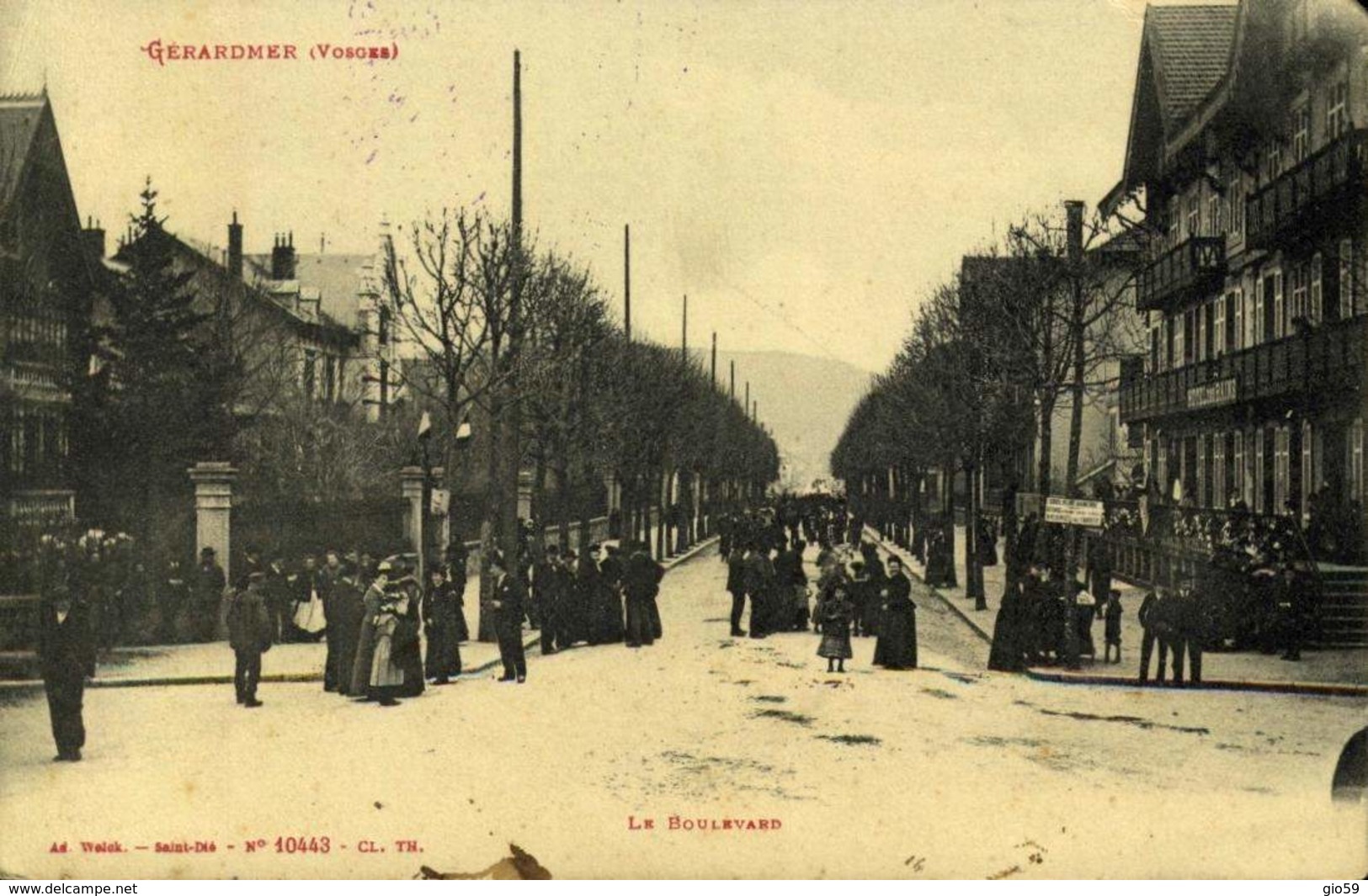 88 - GERARDMER / LE BOULEVARD / A 444 - Gerardmer