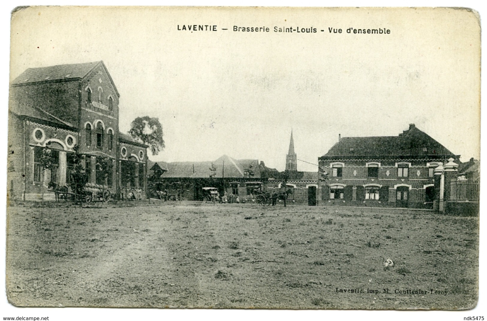 62 : LAVENTIE - BRASSERIE SAINT LOUIS - VUE D'ENSEMBLE - Laventie