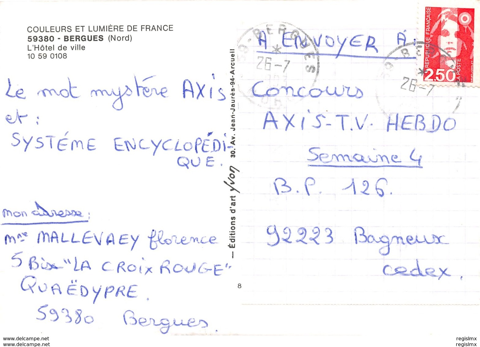 59-BERGUES-N°095-A/0085 - Bergues