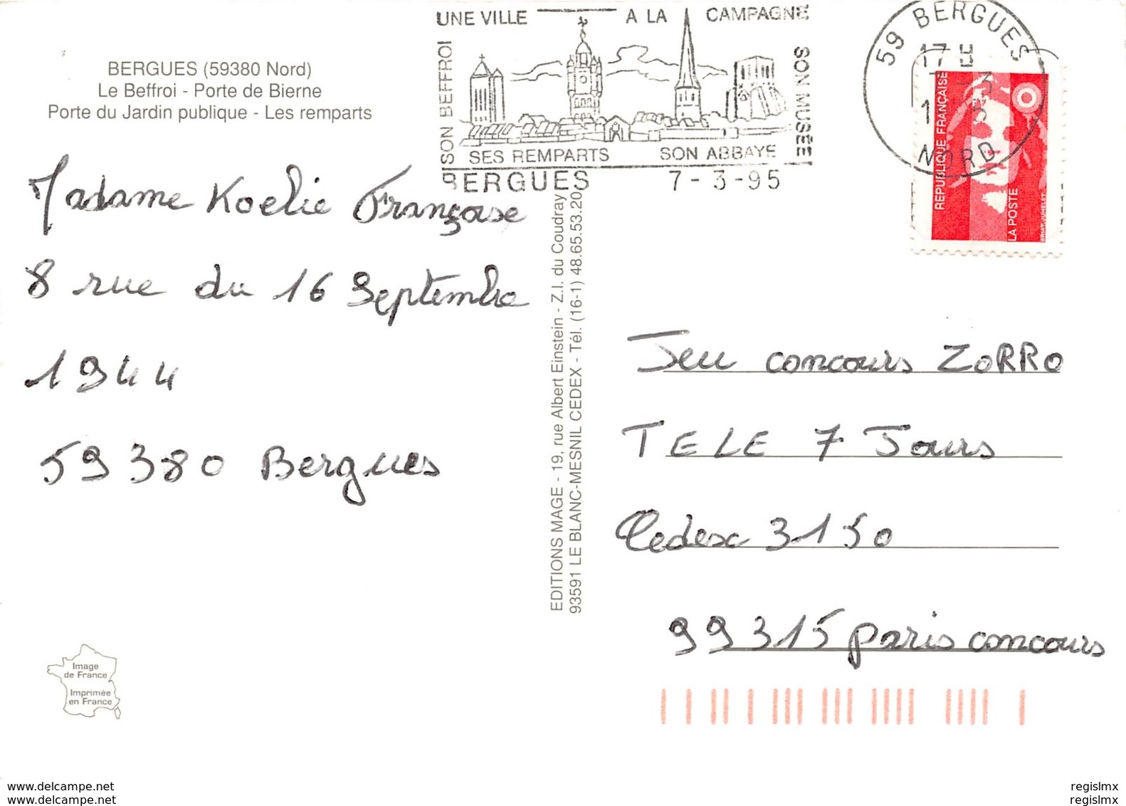 59-BERGUES-N°095-A/0087 - Bergues