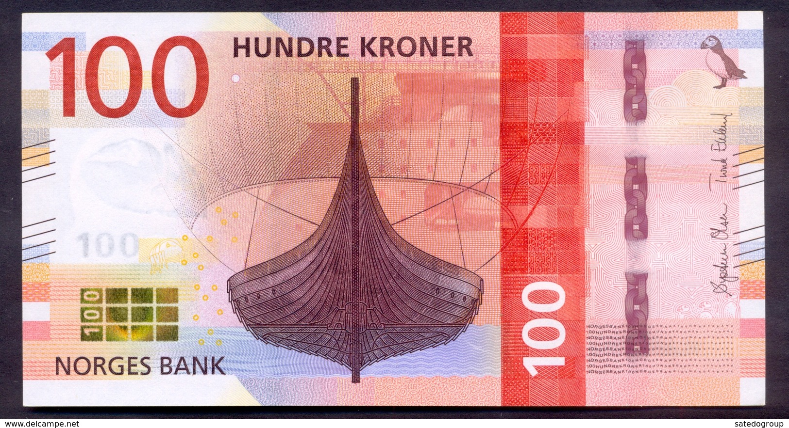 Norway 100 Kroner 2016 UNC P- 54 - Norvegia