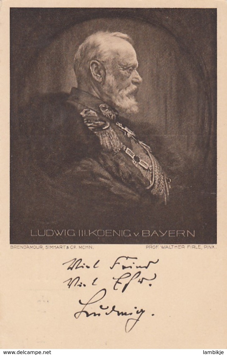 AD Bayern Privat Postkarte 1915 - Postes Privées & Locales