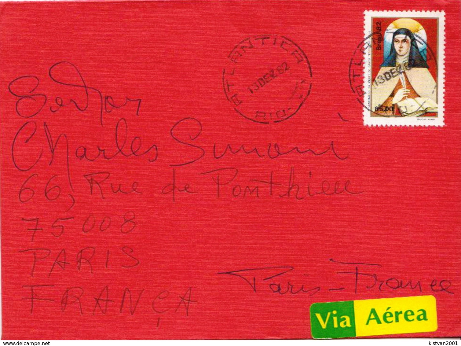 Postal History Cover: Brazil Stamps On Cover - Covers & Documents