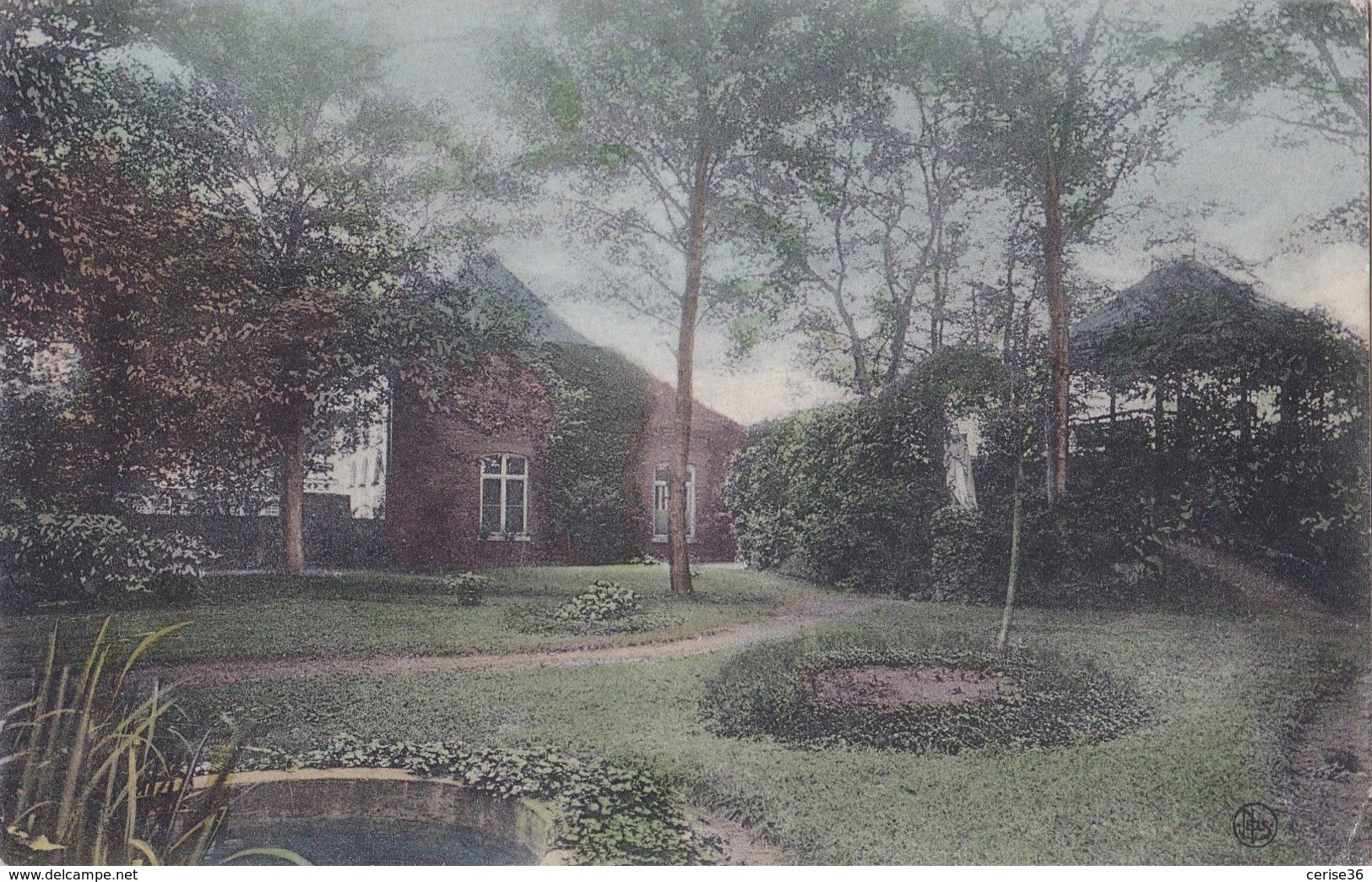 Mons Collège St-Stanilas Jardin De L'Externat Circulée En 1912 - Mons