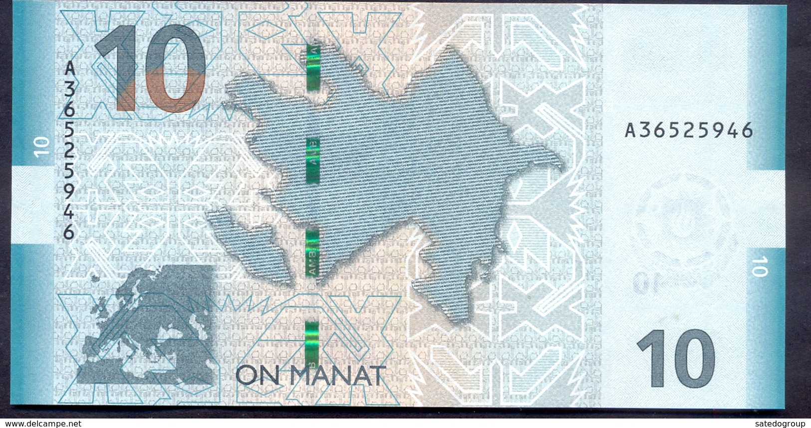 Azerbaijan 10 Manat 2018 UNC Pick - New - Azerbeidzjan