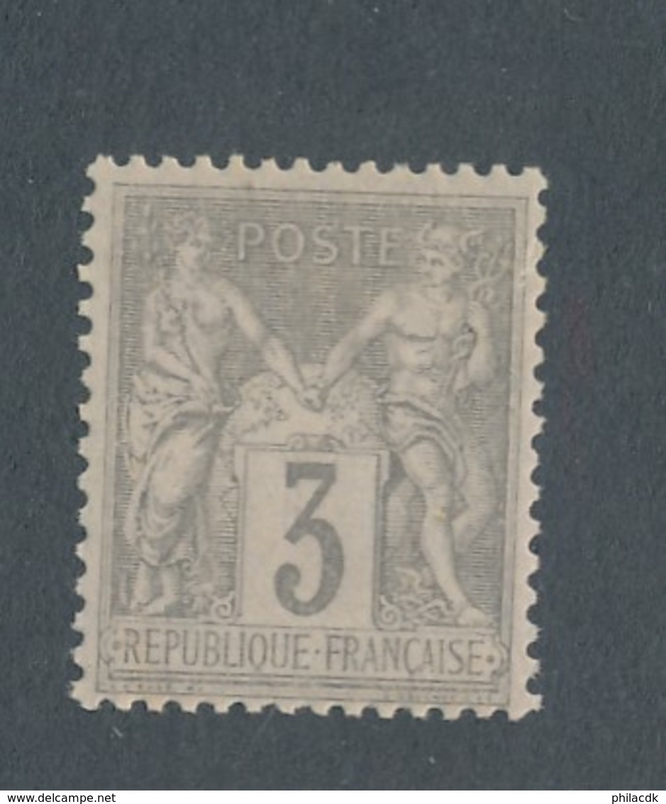 FRANCE - N°YT 87 NEUF* AVEC CHARNIERE - COTE YT : 12€ - 1880 - 1876-1898 Sage (Type II)