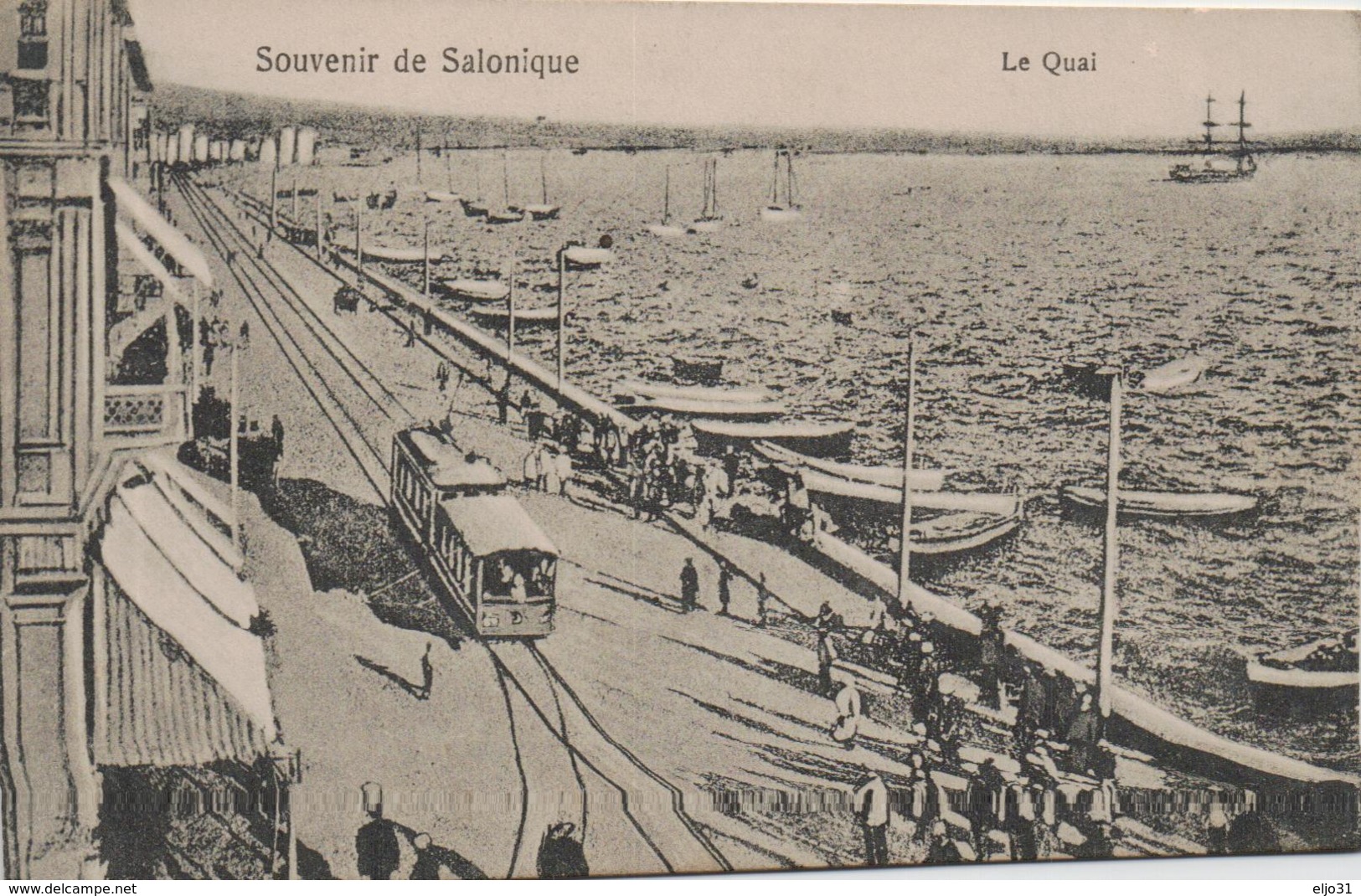 CPA SALONIQUE   @ QUAI @ - Grèce