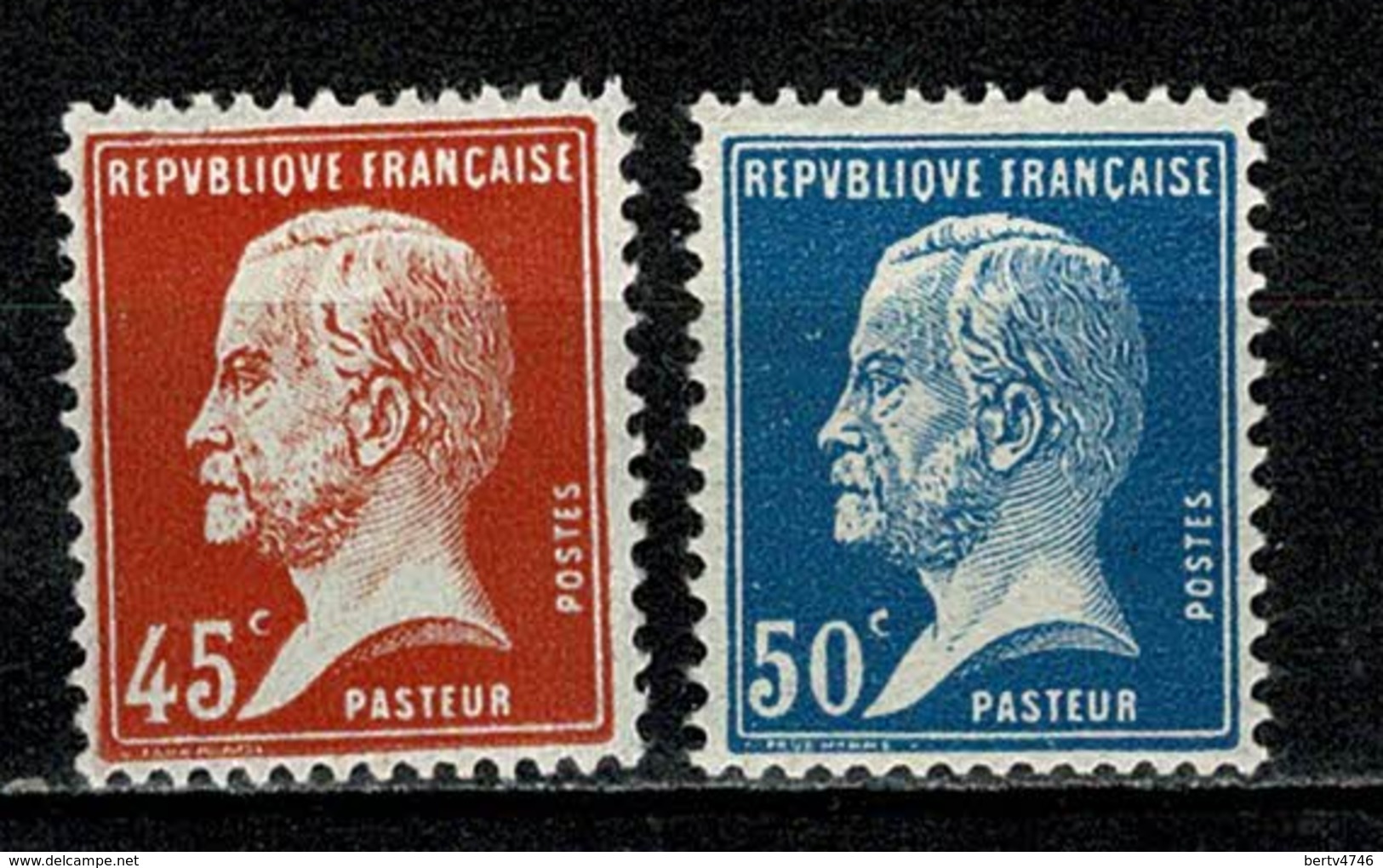 France 1923/26 Yv. & T. 175/176*   (2 Scans) - Unused Stamps