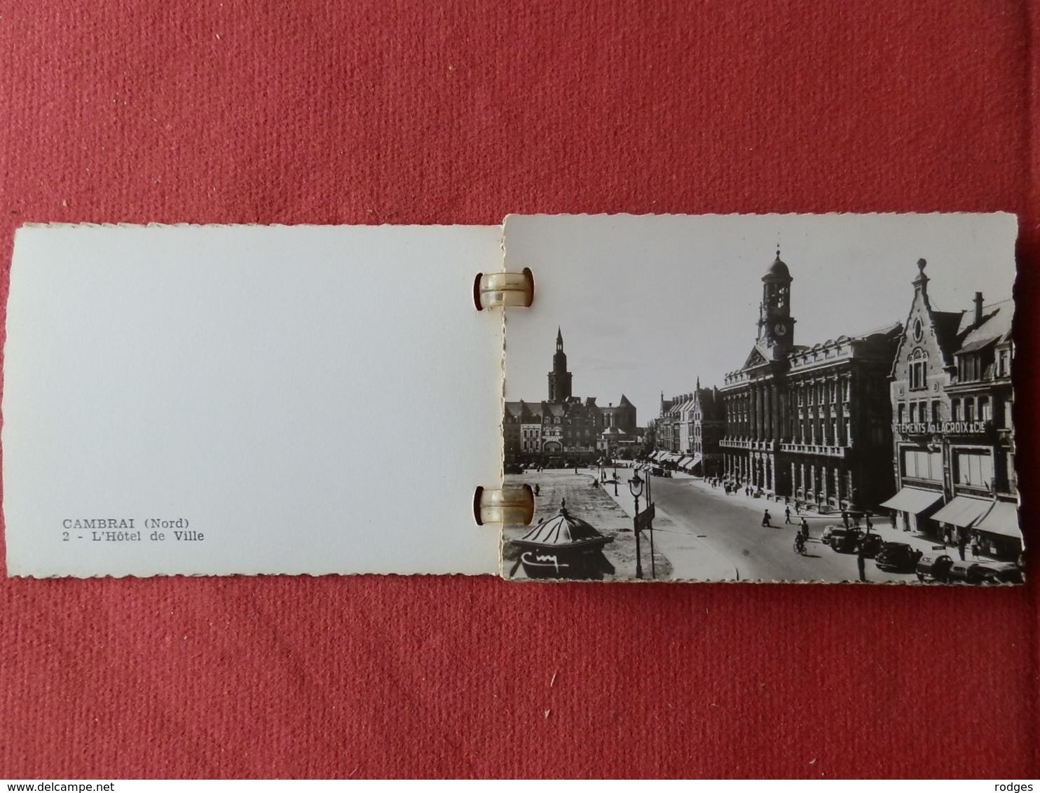 Dep 59 , Mini Carnet De Cp  CAMBRAI , 10 Vues En Photographie Véritable , 9x6,5 - Cambrai