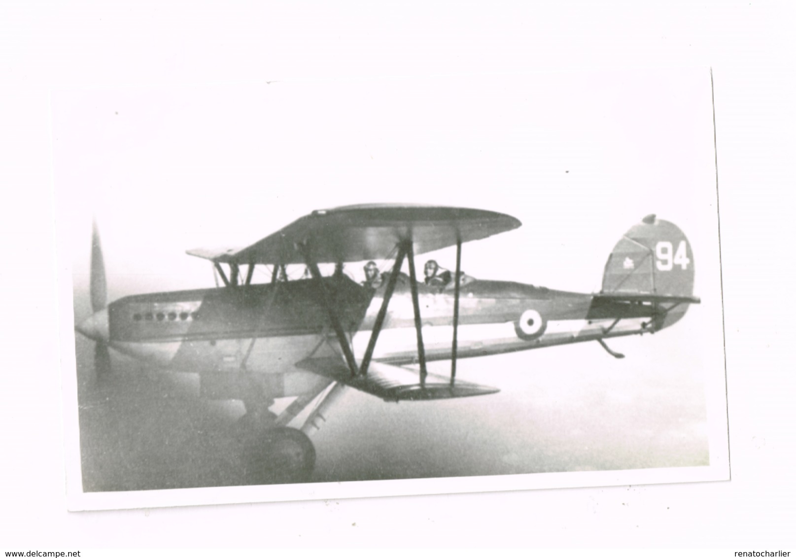 Aéronautique Militaire Belge.Fairey Fox.1939 - Aviation