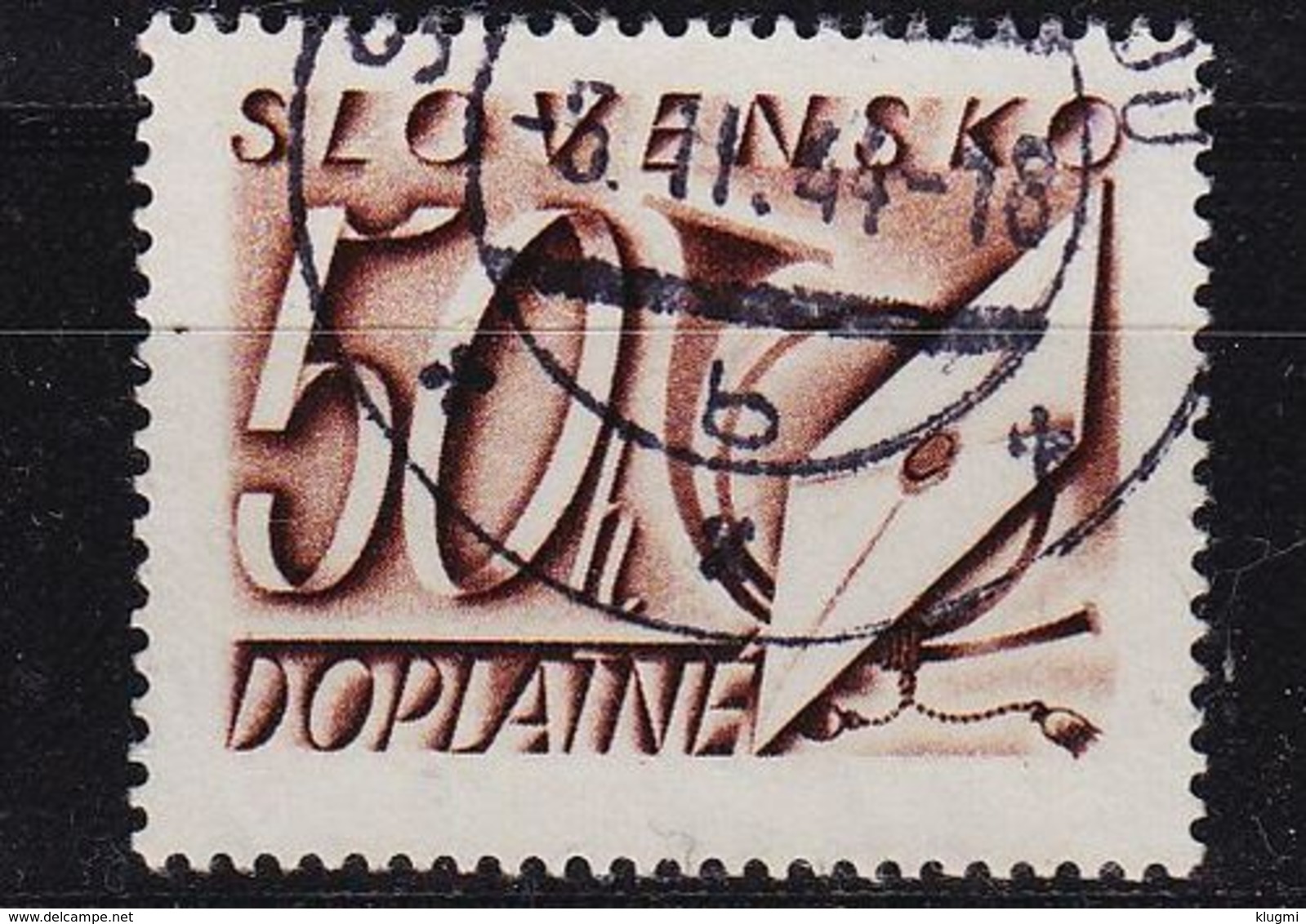 SLOWAKEI SLOVENSKO [Porto] MiNr 0027 ( O/used ) - Sonstige & Ohne Zuordnung