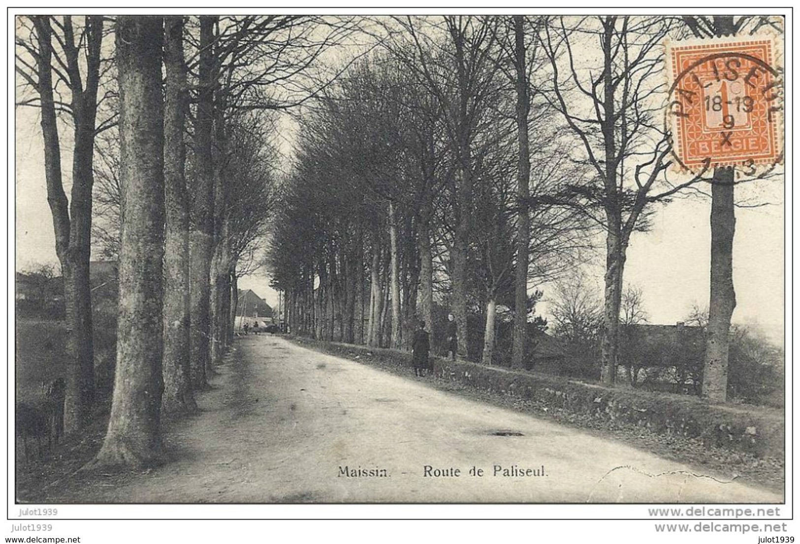 MAISSIN ..--  Route De PALISEUL . 1913 Vers ST - GILLES ( Mr Désiré GUST ) . Voir Verso . - Paliseul