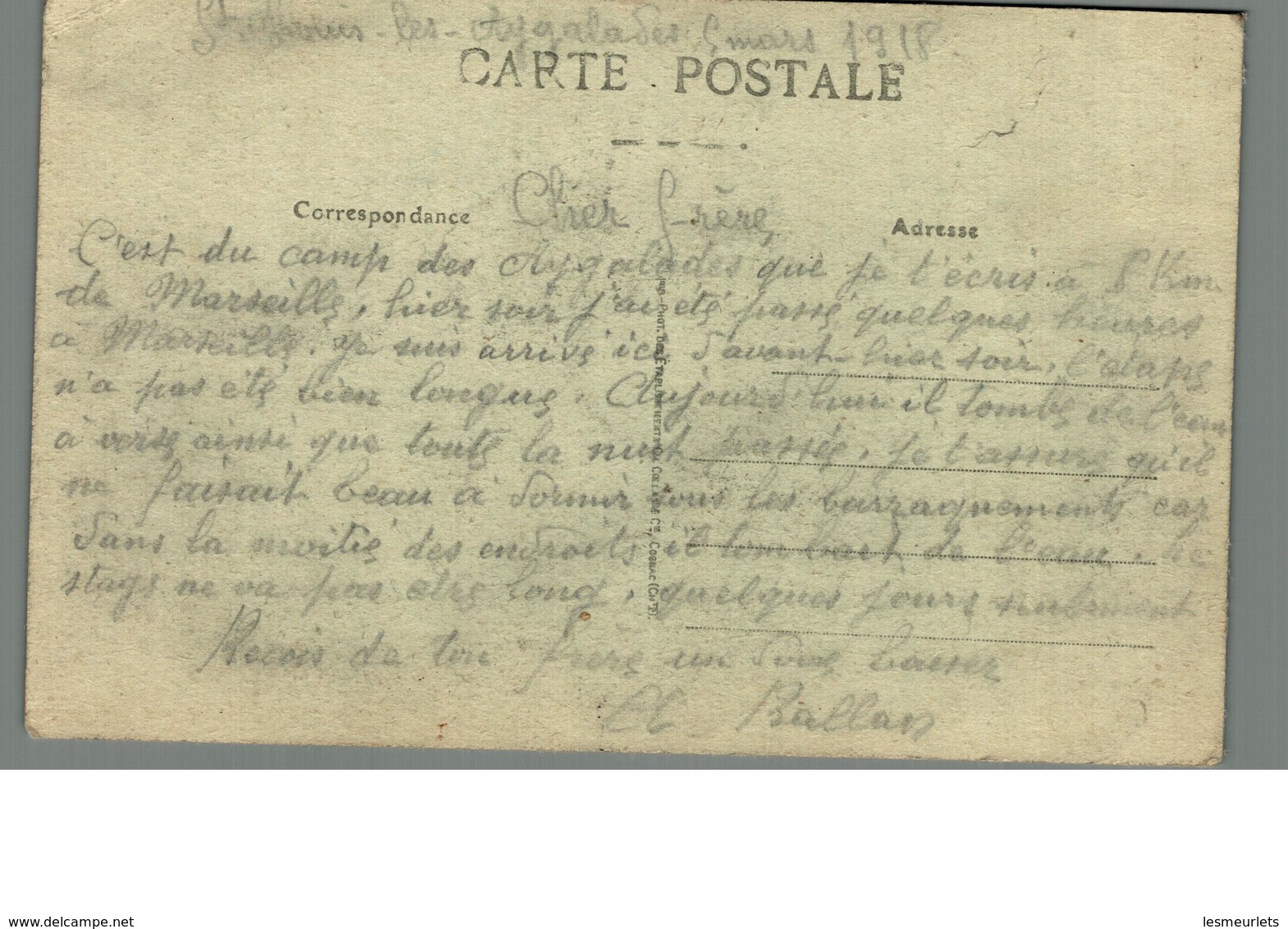 Cpa 17 Environs De La Rochelle Aytré La Gare L.C 20 - La Rochelle