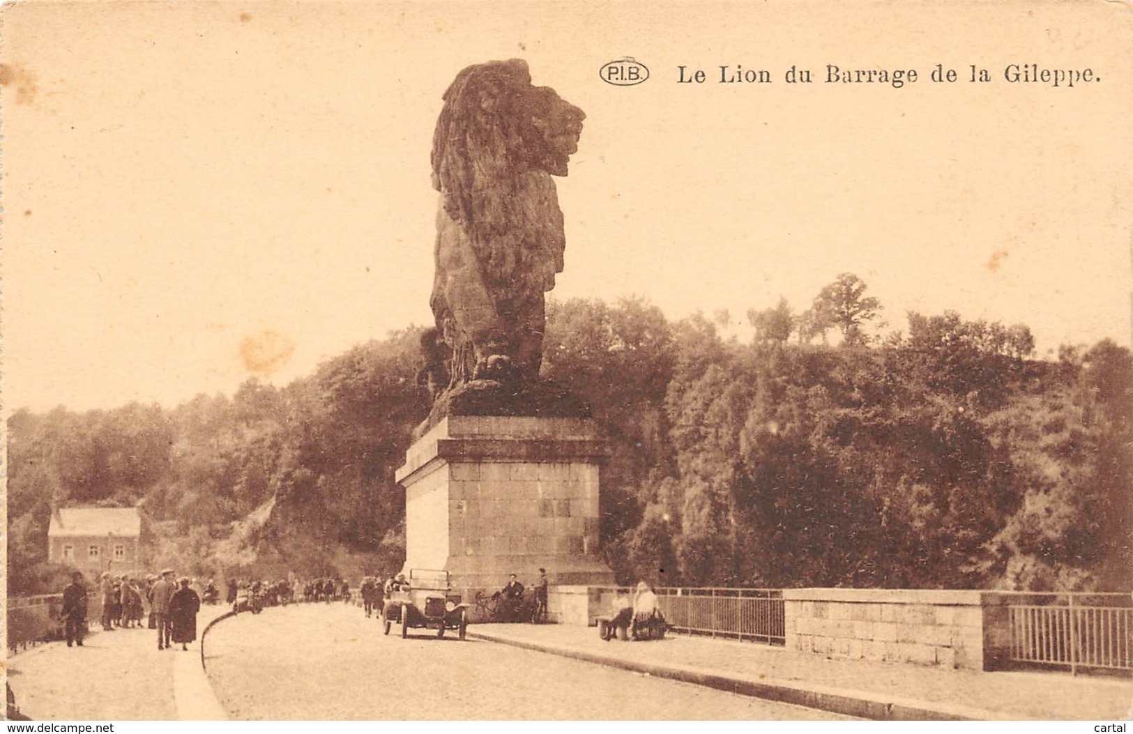 Le Lion Du Barrage De La GILEPPE - Gileppe (Barrage)