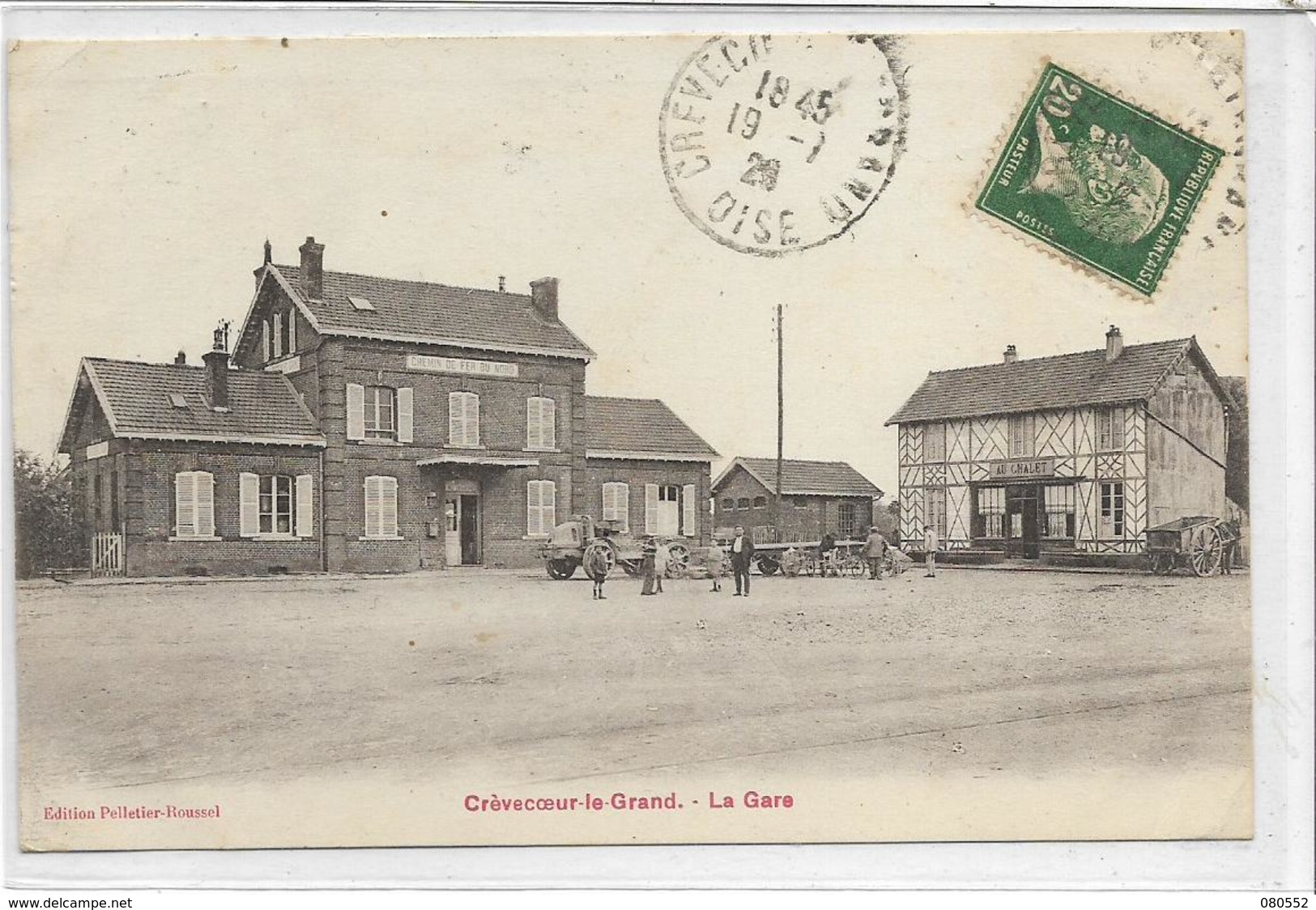 60 A LOT 5 de 8 belles cartes de l'Oise , état extra