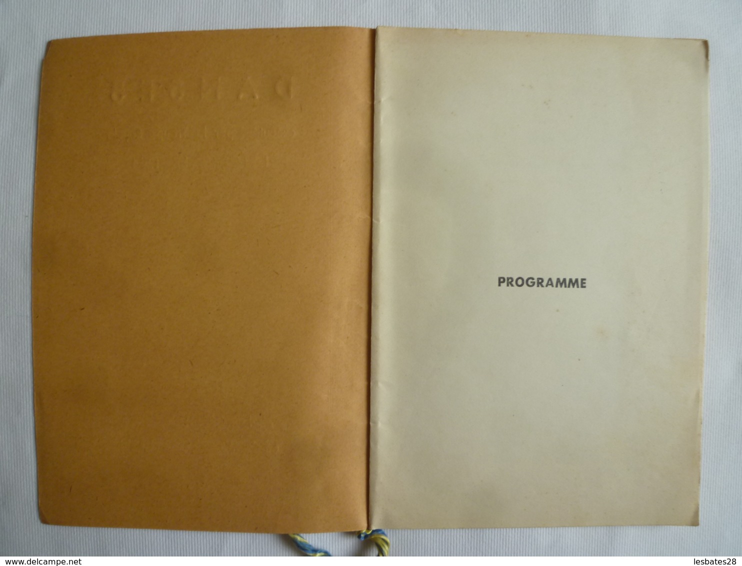 CAMBODGE PHNOM-PENH  PROGRAMME  DANSES Troupe Royale  1944 En L'Honneur Du Résident Supérieur & Mde BERJOAN - Programs