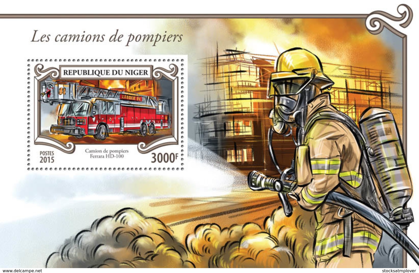 Niger 2015  Fire Engines - Niger (1960-...)